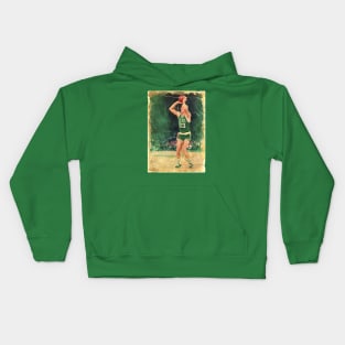 COVER SPORT - SPORT ILLUSTRATED - larry bird paint Kids Hoodie